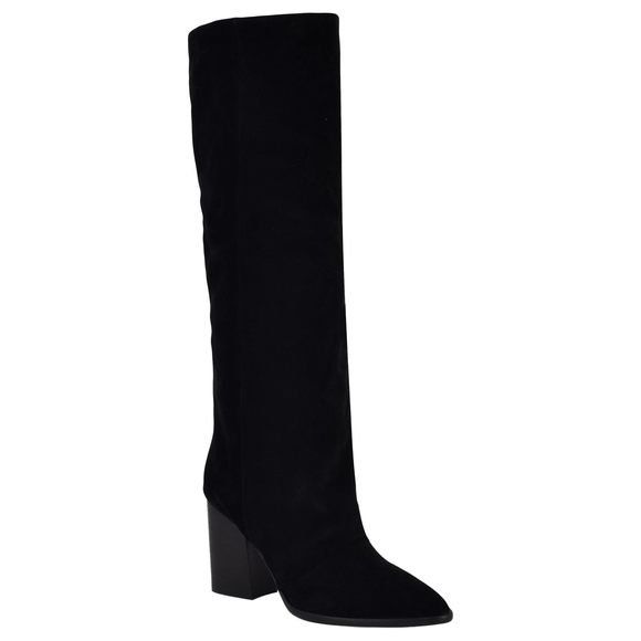 Nine West Women's Chicke Knee High Boot, Black Suede 002, 8.5 - Picture 1 of 1